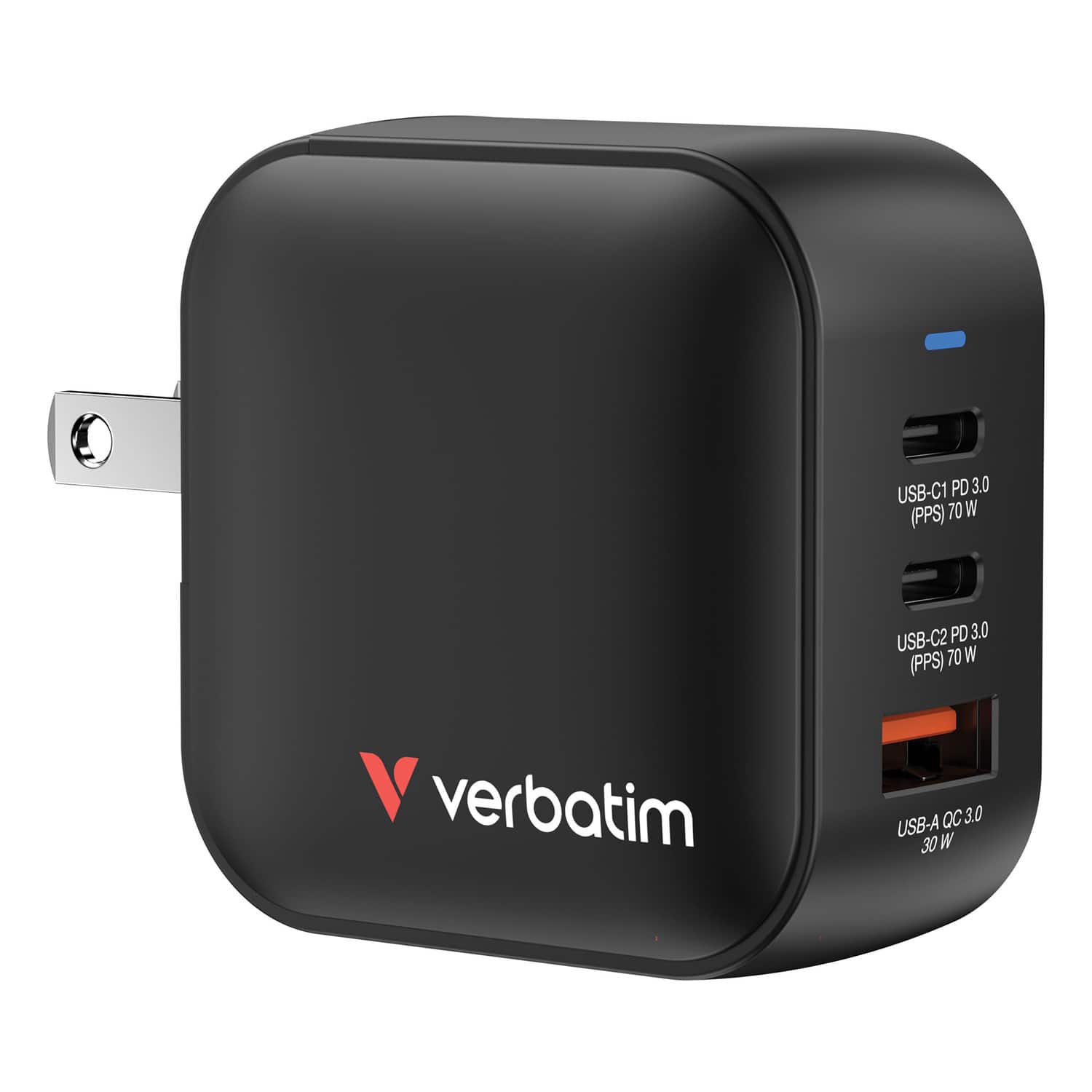 Verbatim - 32229 70-watt Mini Gan 3-port Charger - Black price history on PriceWatchPro