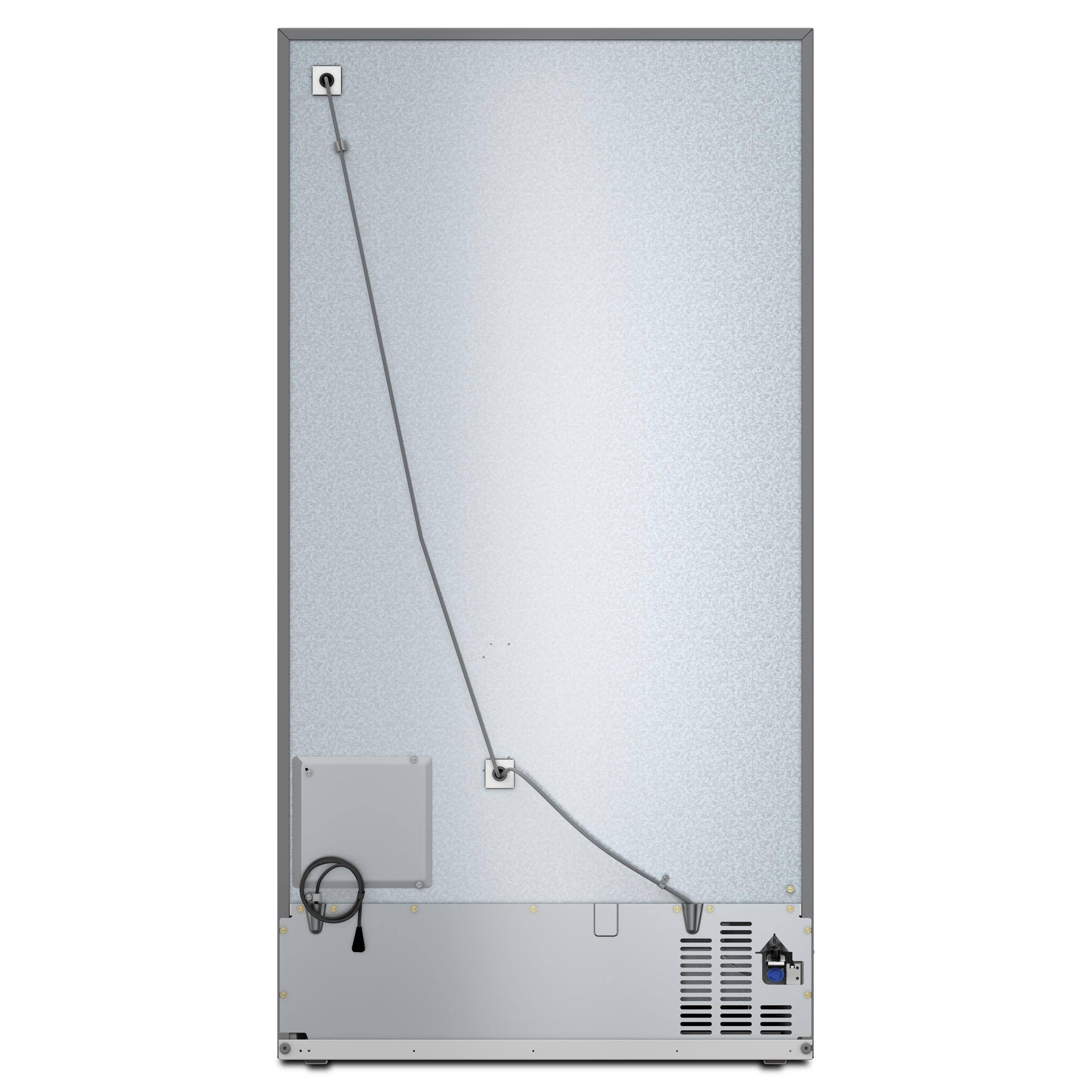 Alt View 1. Maytag - 28.7 Cu. Ft. Side-by-Side Built-in Refrigerator with Arctic Blue Interior - Fingerprint Resistant Stainless Finish.