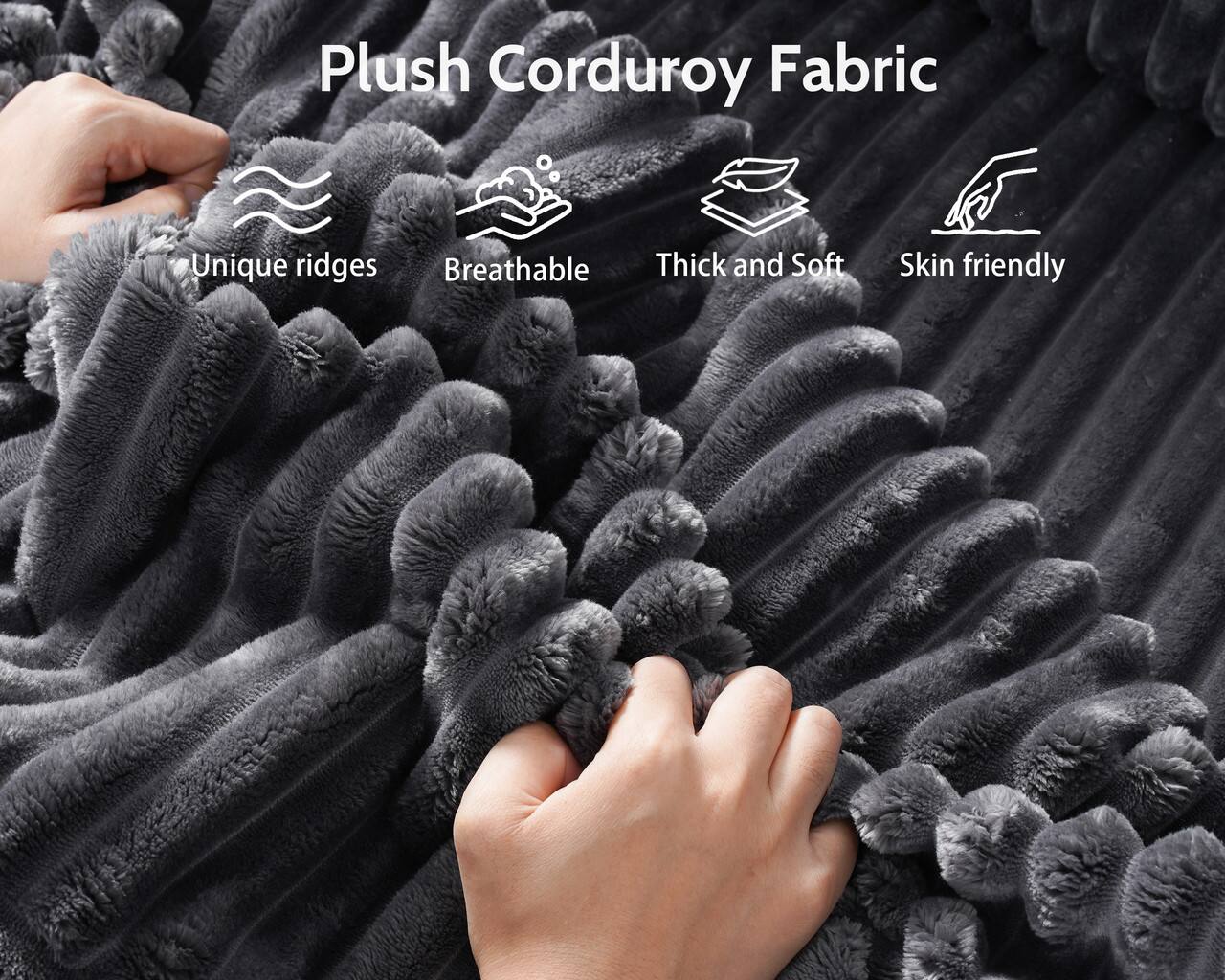 Plush Corduroy Fabric

- Unique ridges
- Breathable
- Thick and Soft
- Skin friendly