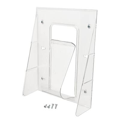 Alt View 8. Deflecto - Stand-Tall Magazine Holder, Wall Mounted Plastic - Clear.