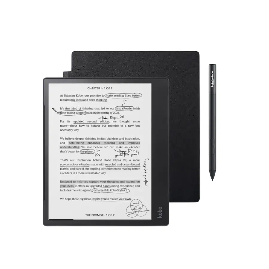 Kobo Elipsa 2E Bundle with Stylus 2 and SleepCover Bundle 2023 Kobo Elipsa 2E Bundle with Stylus 2 and SleepCover Bundle 2023