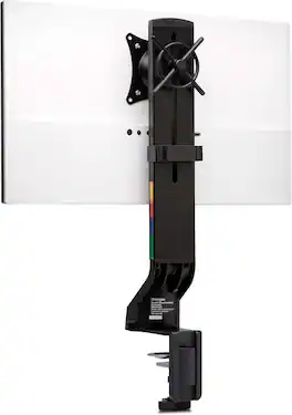 Kensington - UltraView Free-Standing Monitor Mount, VESA 75x75 & 100x100, 17.6lb Capacity, Height Adjustable - K55512WW - Black