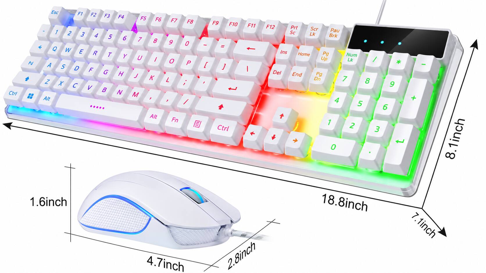 Ctrl
tv
Esc F1 F2 1 2 3 4  Q W E R A S D F Z X  V Alt
F3 5 T G 
F4 6 Y H N
F5 F6 7 8 U / J  M Alt
F7 9 O L 7 Fn
F8 0 P ,
F9 F10 = [ ] Ctrl
F11 I
F12 Prt Scr Sc Pau Lk Brk Ins Home Pg Num Up Lk / * Del End Pg Dn 7 8 9 4 5 6 1 2 3  0
+
-
.1inch
1.6inch
4.7inch
2.8inch
18.8inch
7.1inch
