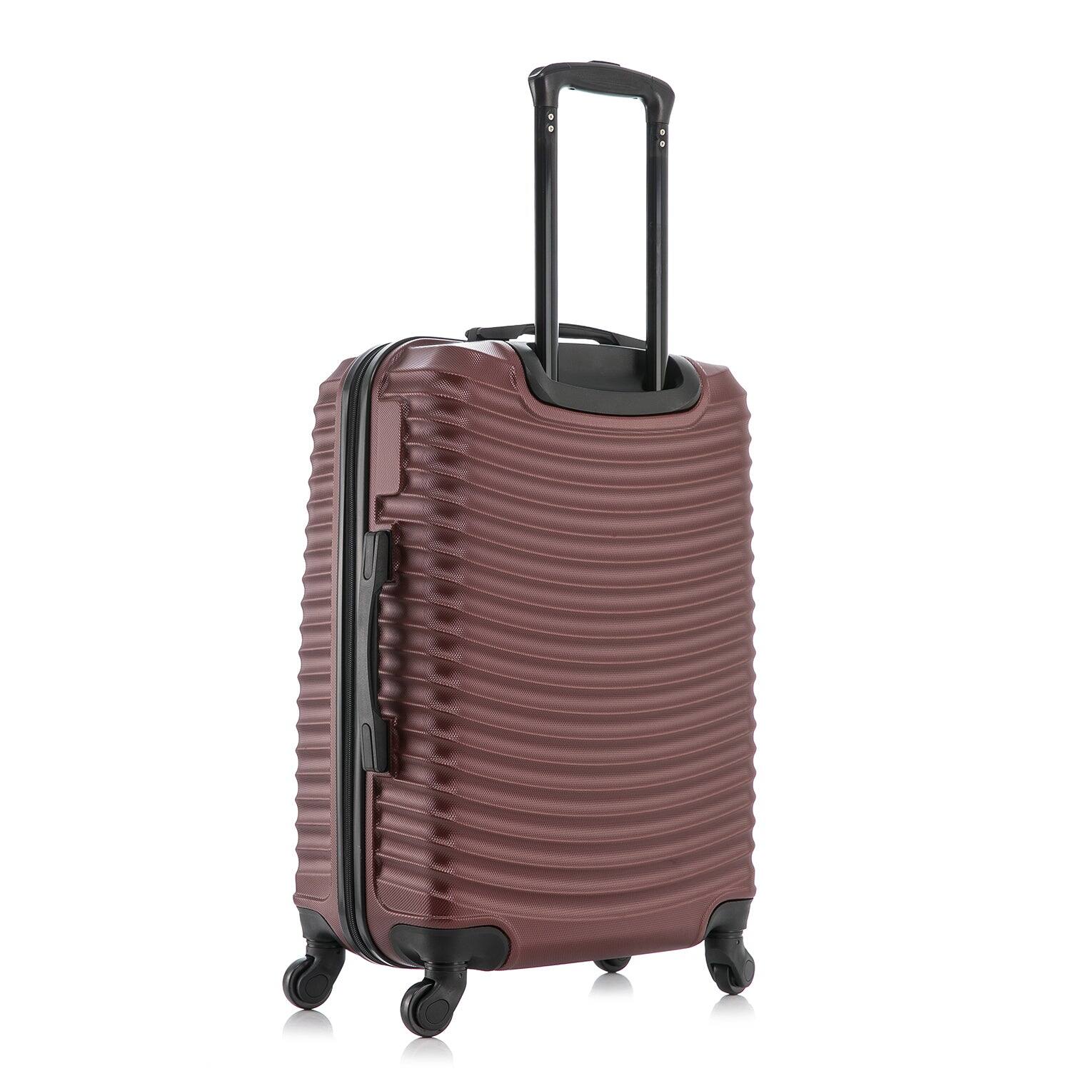 Alt View 1. DUKAP - Adly Lightweight Hardside Spinner Luggage 24" - WINE.