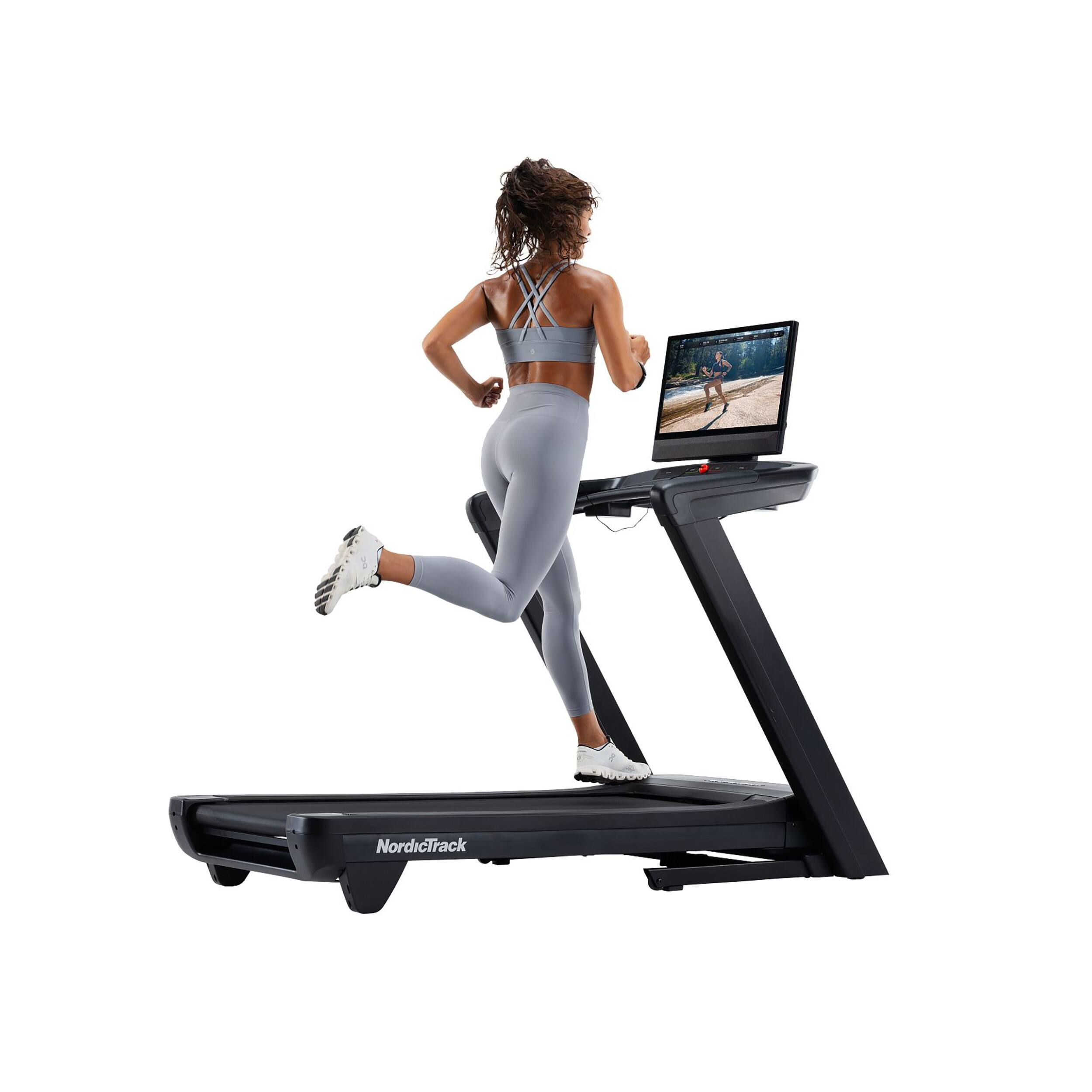 Front. NordicTrack - NordicTrack Commercial 2450 Treadmill with 24" Pivoting Touchscreen - Black.