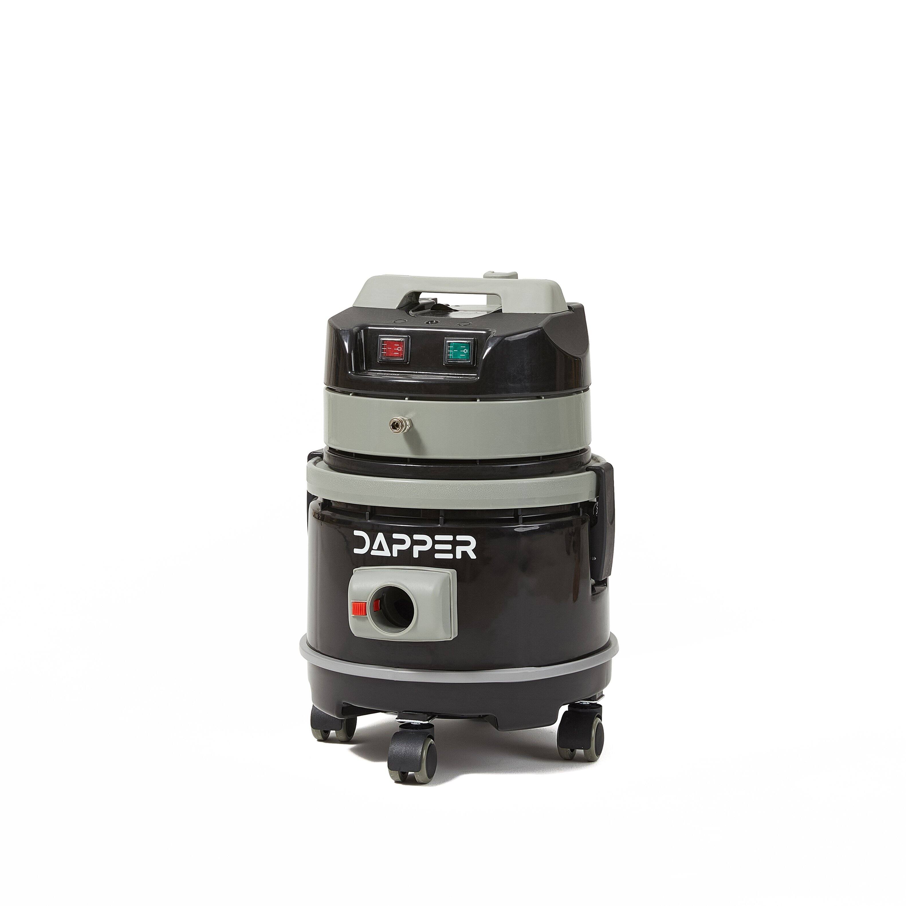Alt View 8. Dapper Supply - Commercial Wet/Dry Vacuum Cleaner with Cold Water Extraction, 1 Gal. Solution & 3 Gal. Recovery Tank - Black.