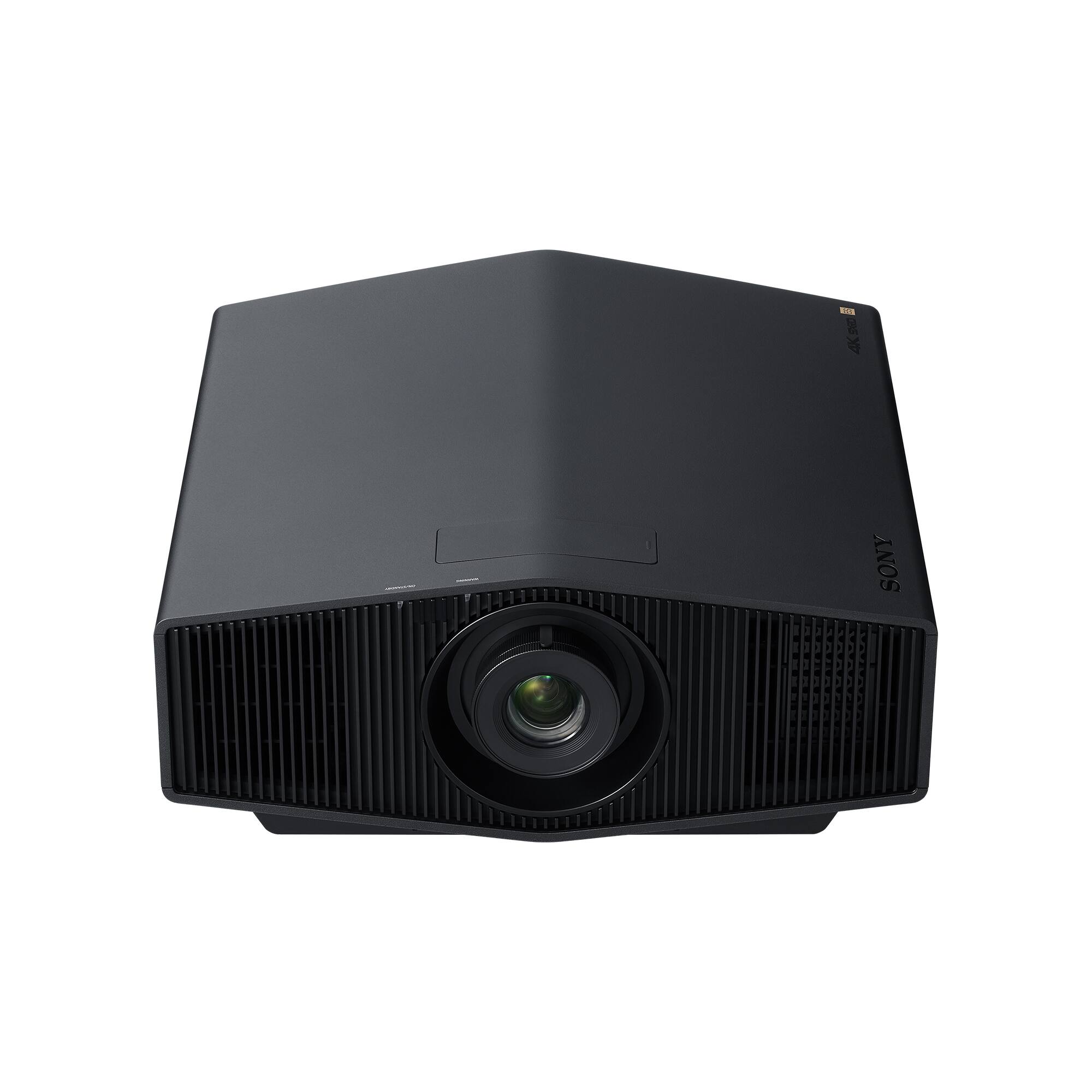 The image features a Sony projector with a 4K resolution.