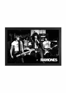 PopMarket - The Ramones - Ramones - Band Live - 11x17 Framed Print With Gel-Coat - POSTERS - Multicolor