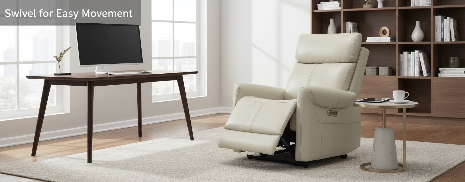 Swivel for Easy Movement