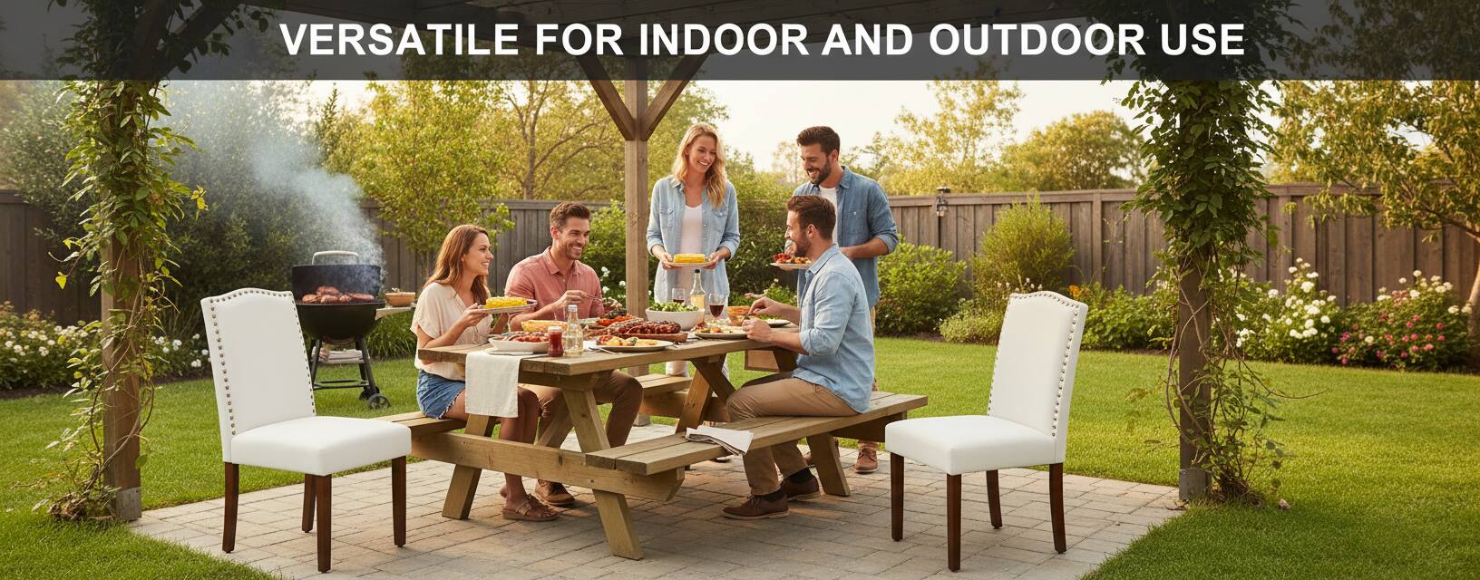 VERSATILE FOR INDOOR AND OUTDOOR USE