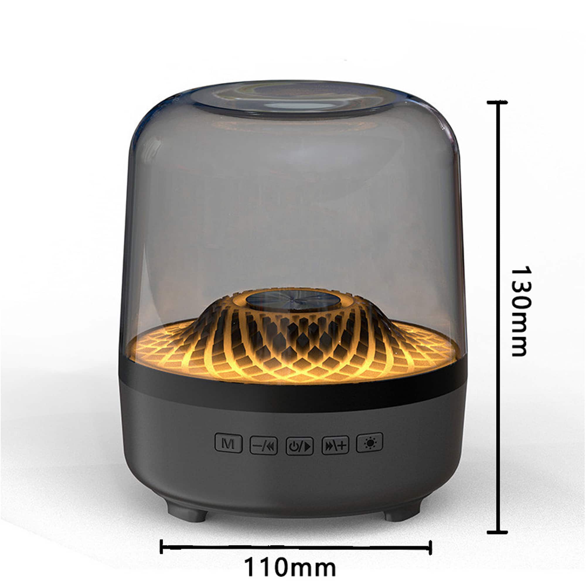 YONWAY - Bluetooth Speaker, Portable Mini Speaker, Wireless Bluetooth Subwoofer for Shower Room, Living Room, Outdoor