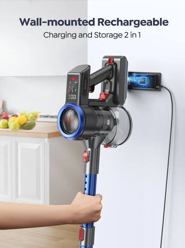 Wall-mounted Rechargeable Charging and Storage 2 in 1