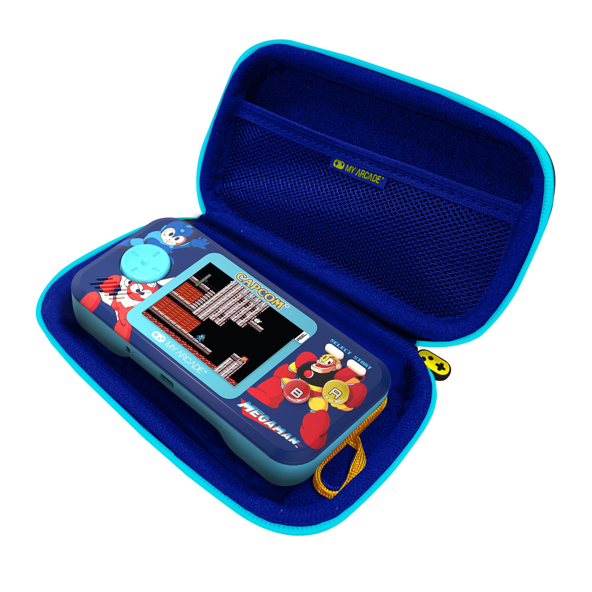 MY ARCADE CAP - CAPCOM FE CECNO - O +. CO - PEEL MY I SELECT MYARCADE* ETINT Sedo - B - A MEGAMAN_ .