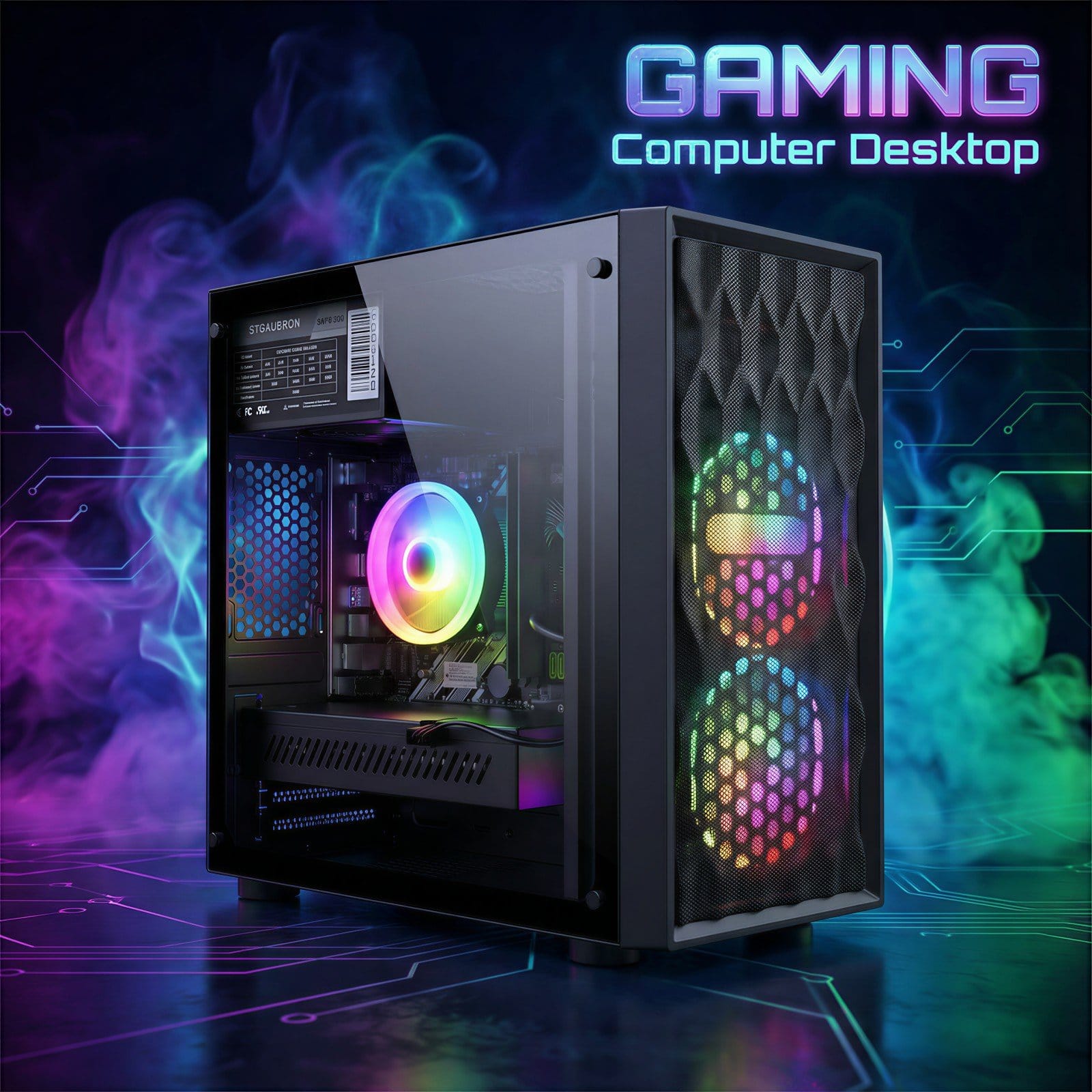ゲーミングPC/Core i5 10400F/RX5700/新品SSD512GB STGAubron Gaming Desktop PC, AMD Radeon RX560 4G, Intel Core i5