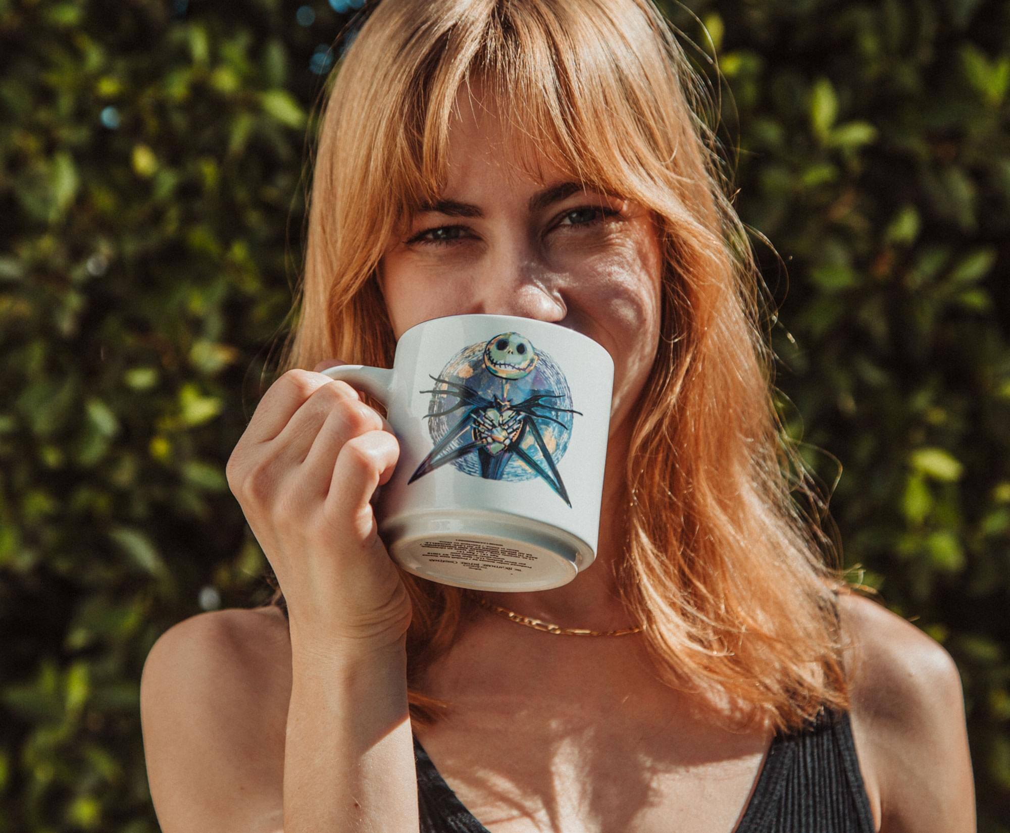 Alt View 4. Disney - Disney Nightmare Before Christmas Splatter Characters Ceramic Stacking Mug Set - Purple.