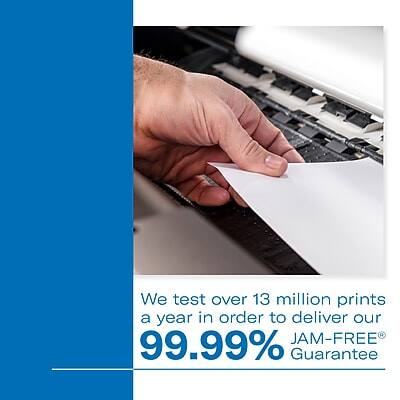 We test over 13 million prints a year in order to deliver our 99.99% JAM-FREE® Guarantee