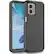 Front. Entronix - Entronix Heavy Duty Phone Case for Moto G Power 2024 - Triple-Layer Protection - Black.