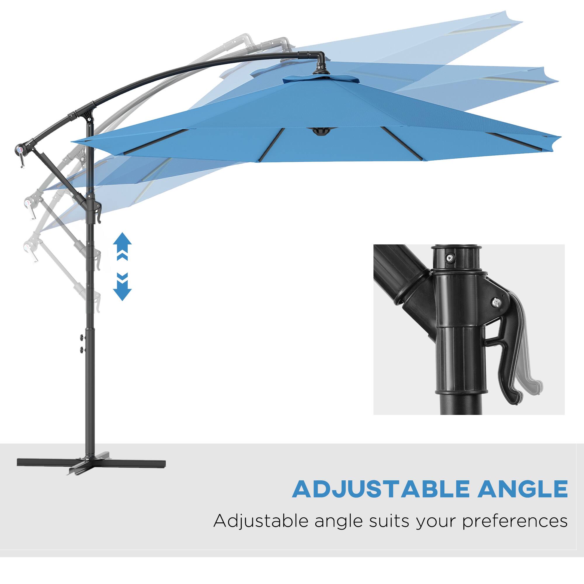ADJUSTABLE ANGLE
Adjustable angle suits your preferences