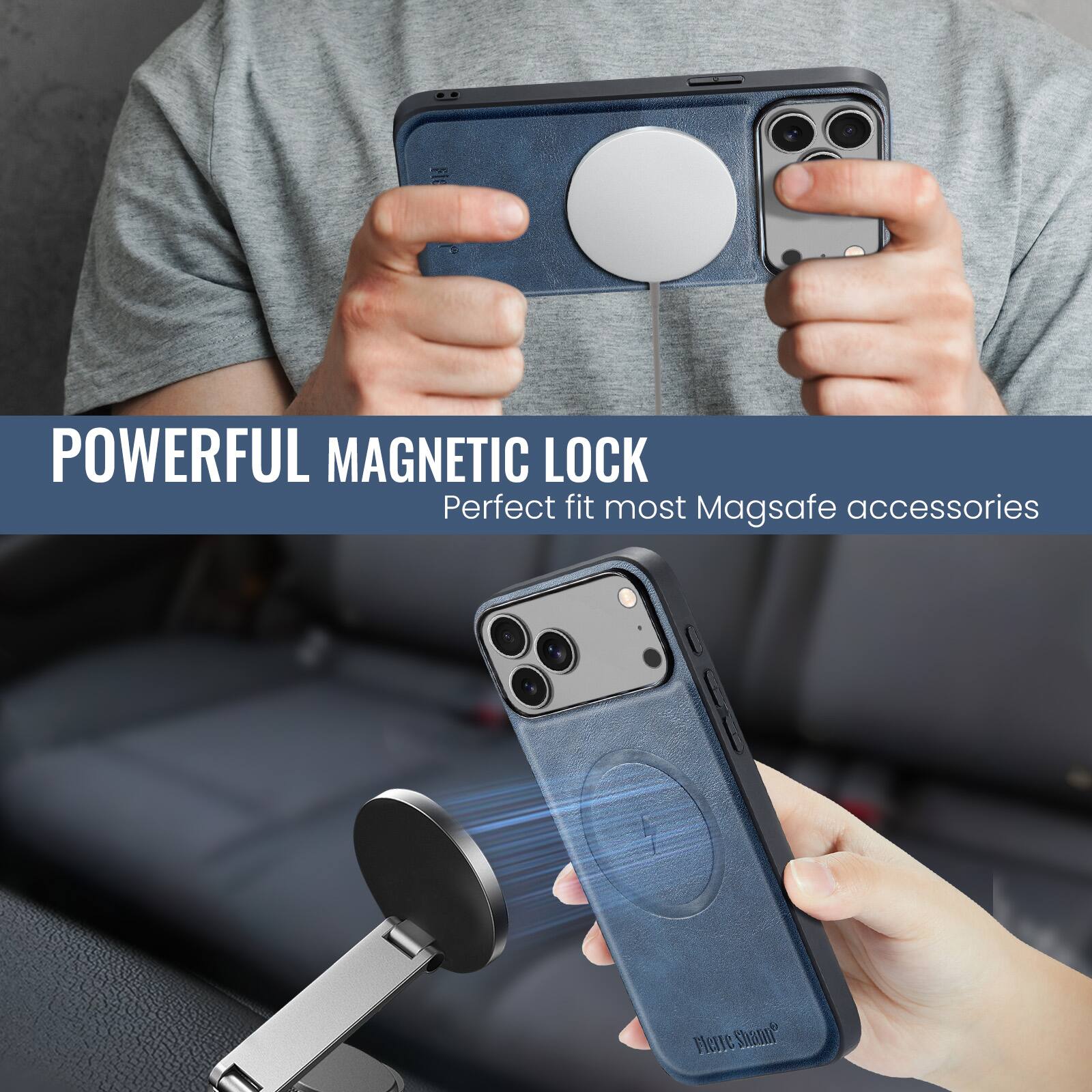 POWERFUL MAGNETIC LOCK  
Perfect fit most Magsafe accessories