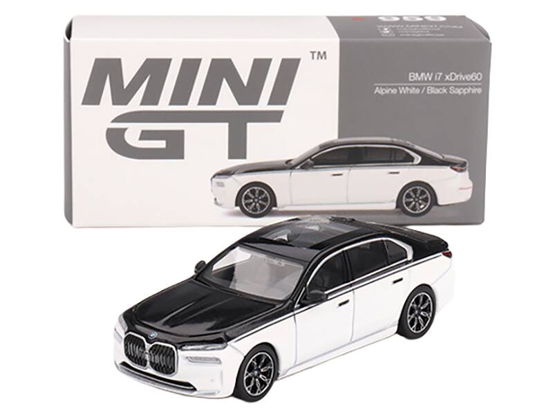 Modellino Auto Mini GT 1/64 BMW i7 xDrive60 Mineral White | Motorsport Maranello Modellino Auto Mini GT 1/64 BMW i7 xDrive60 Mineral White | Motorsport Maranello