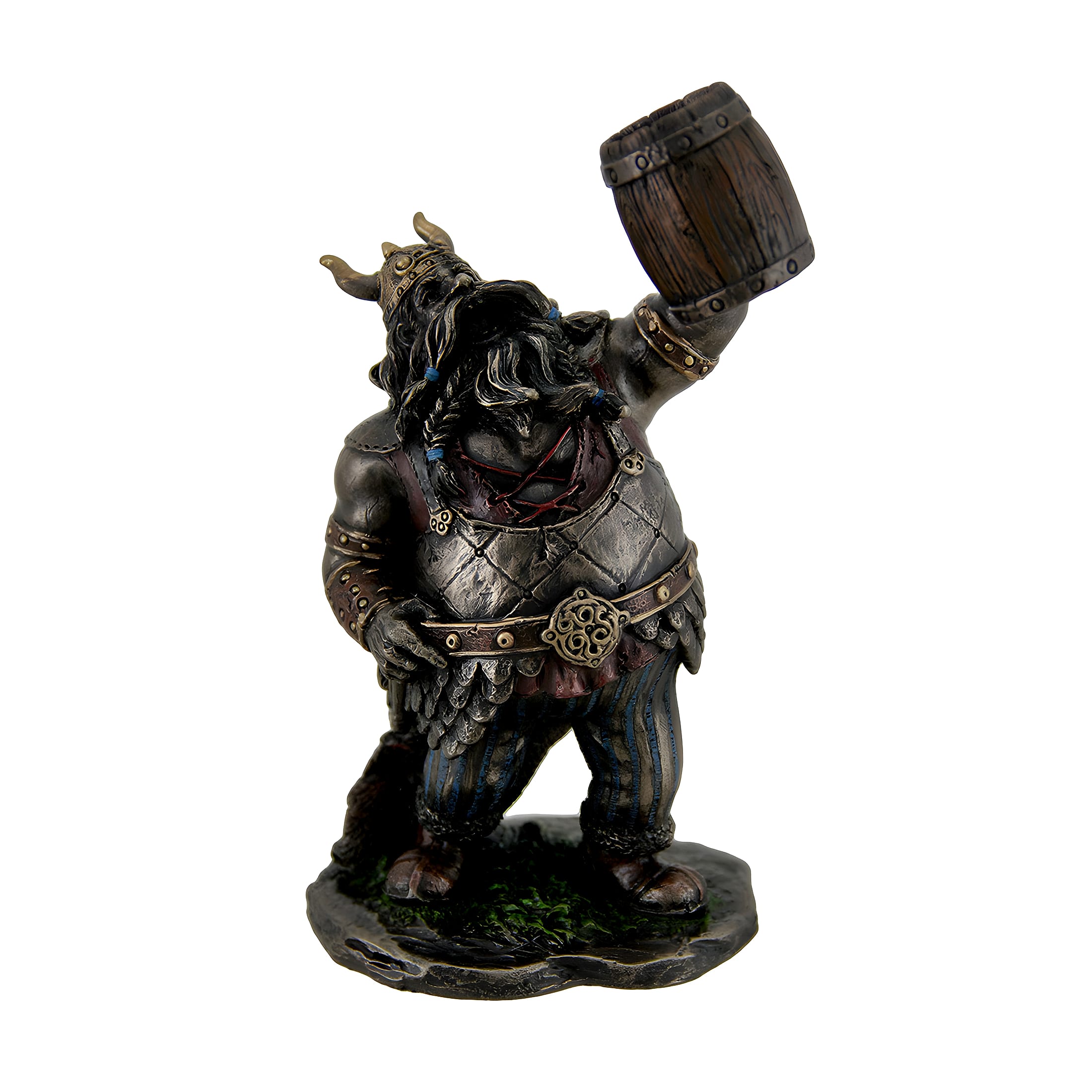 Veronese Design - Viking Warrior Toasting the Dead Statue Figurine - Brown