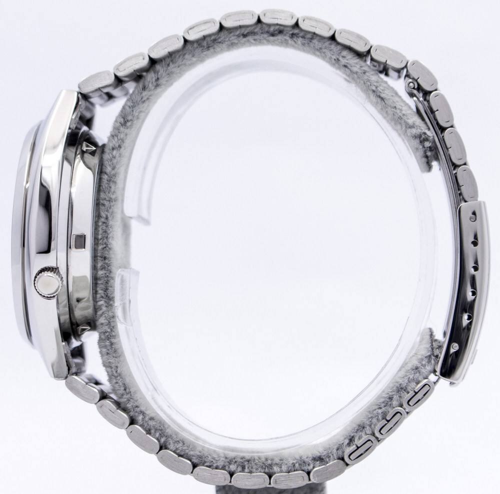 Left. Seiko - Seiko 5 Automatic SNXS79K1 Mens Watch 21 Jewels Stainless Steel Black Dial Date/Day Display 30M - Silver/Black.