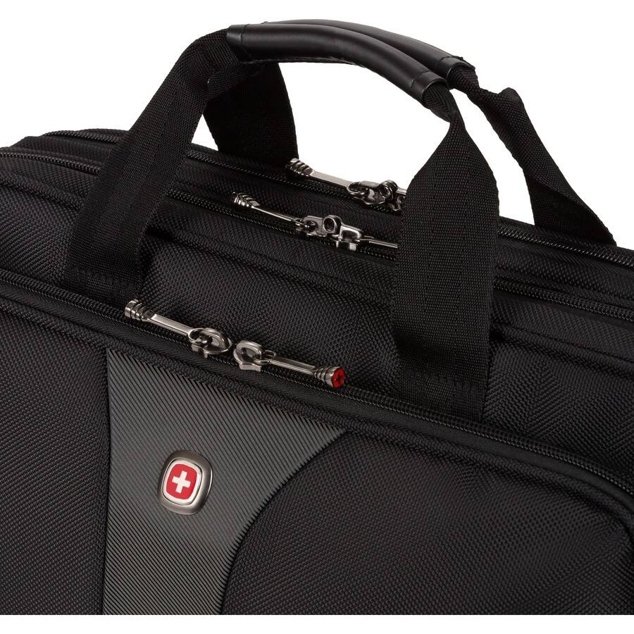 Alt View 3. Wenger - WENGER LEGACY BLK TOP LOAD CASE DBL GUSSET 15.6IN WA-7652-14F00 - Black.