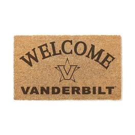 Jardine - Vanderbilt Commodores 18" x 34" Welcome Coir Doomat - Brown