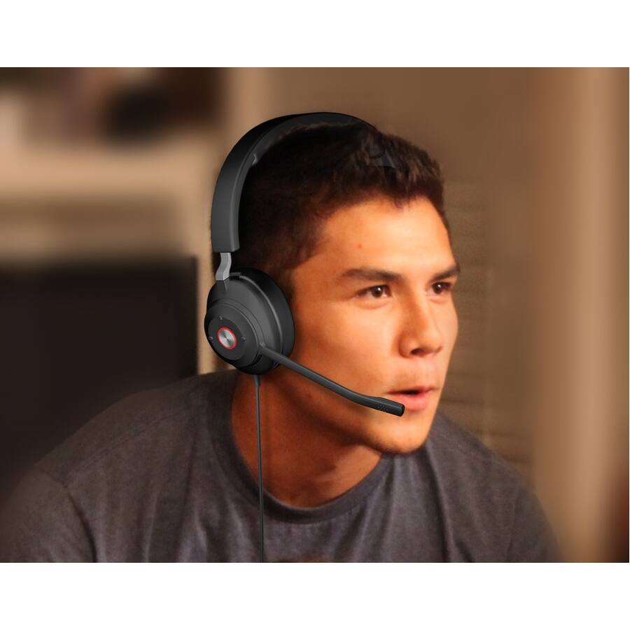 Alt View 2. Cyber Acoustics - Cyber Acoustics Essential USB Computer Headset - Stereo - USB Type A - Wired - 20 Hz to 20 kHz - Over-the-head - Binaura - Unknown.