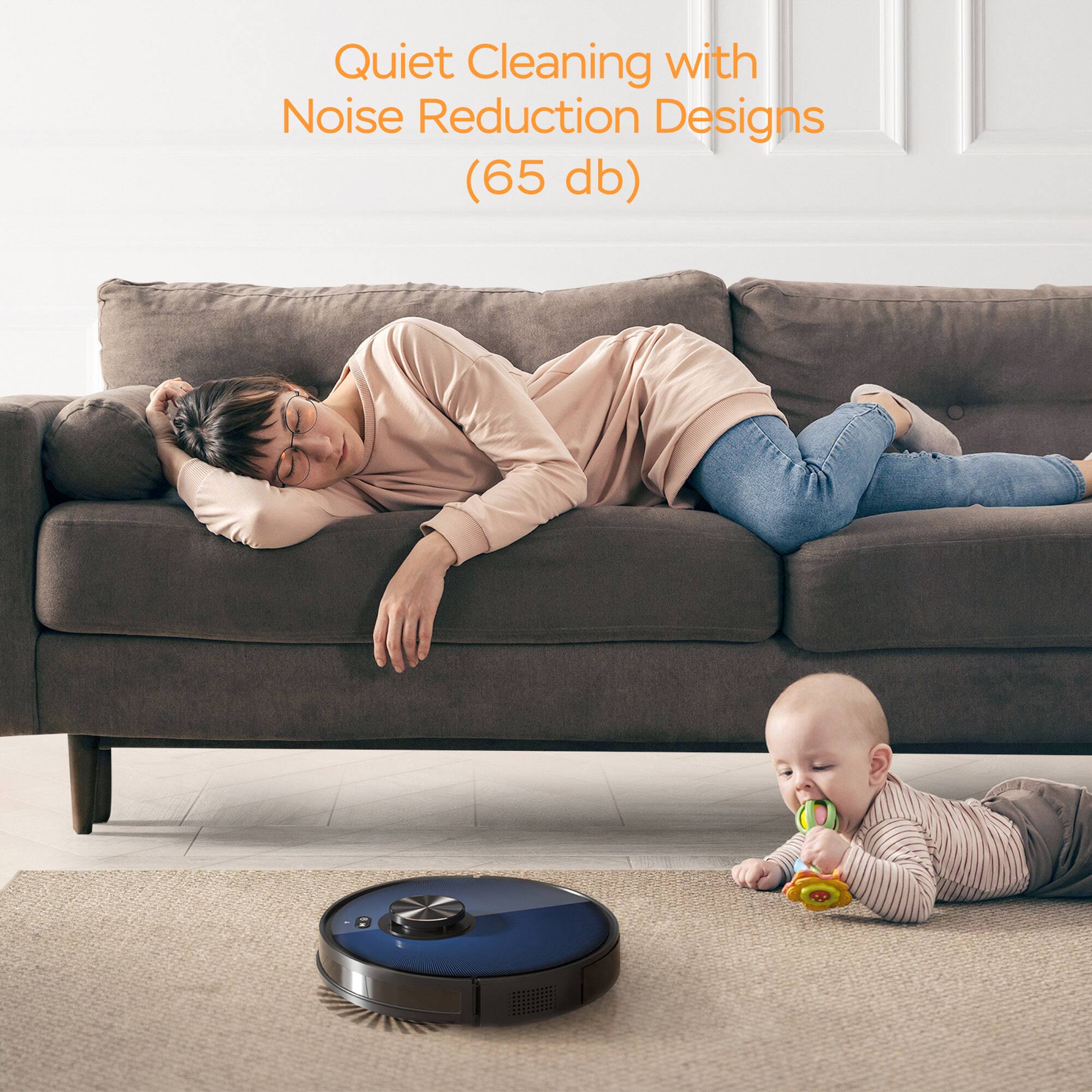 Quiet Cleaning with Noise Reduction Designs (65 db)