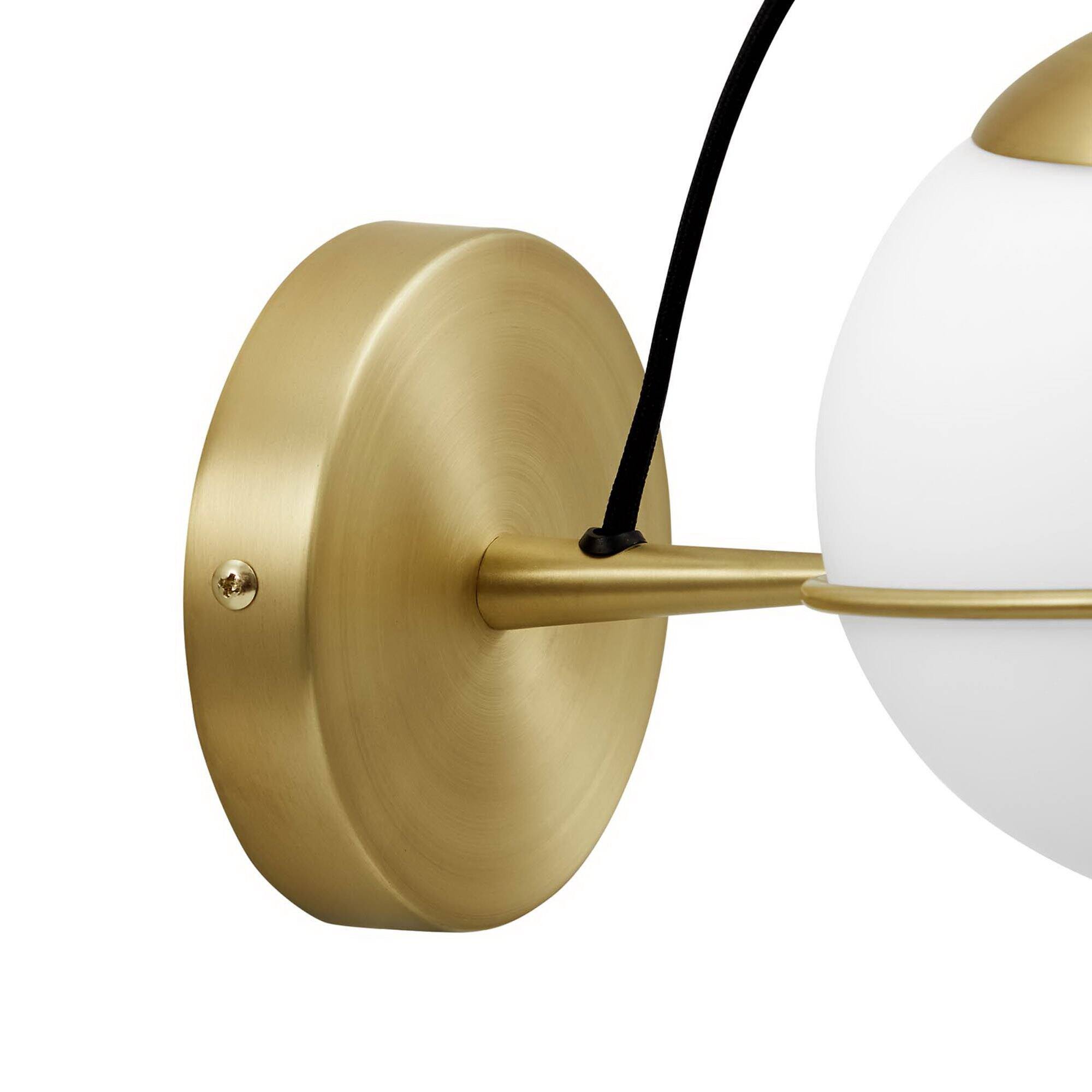 Alt View 6. Modway - Hanna Hardwire Wall Sconce by Modway - Opal Gold.