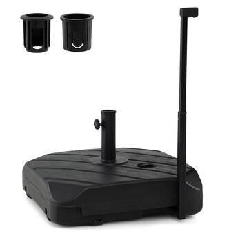 best stand alone patio umbrella base Heavy Duty Steel Outdoor Umbrella Base, Universal Umbrella Mount Clamp for Decks, Patios, Docks, Pontoons, Picnic Tables (1) : Patio, Lawn & Garden A knob on the side secures the pole to keep the umbrella from spinning or shimmying in the breeze Arlmont & Co. Pulk 256