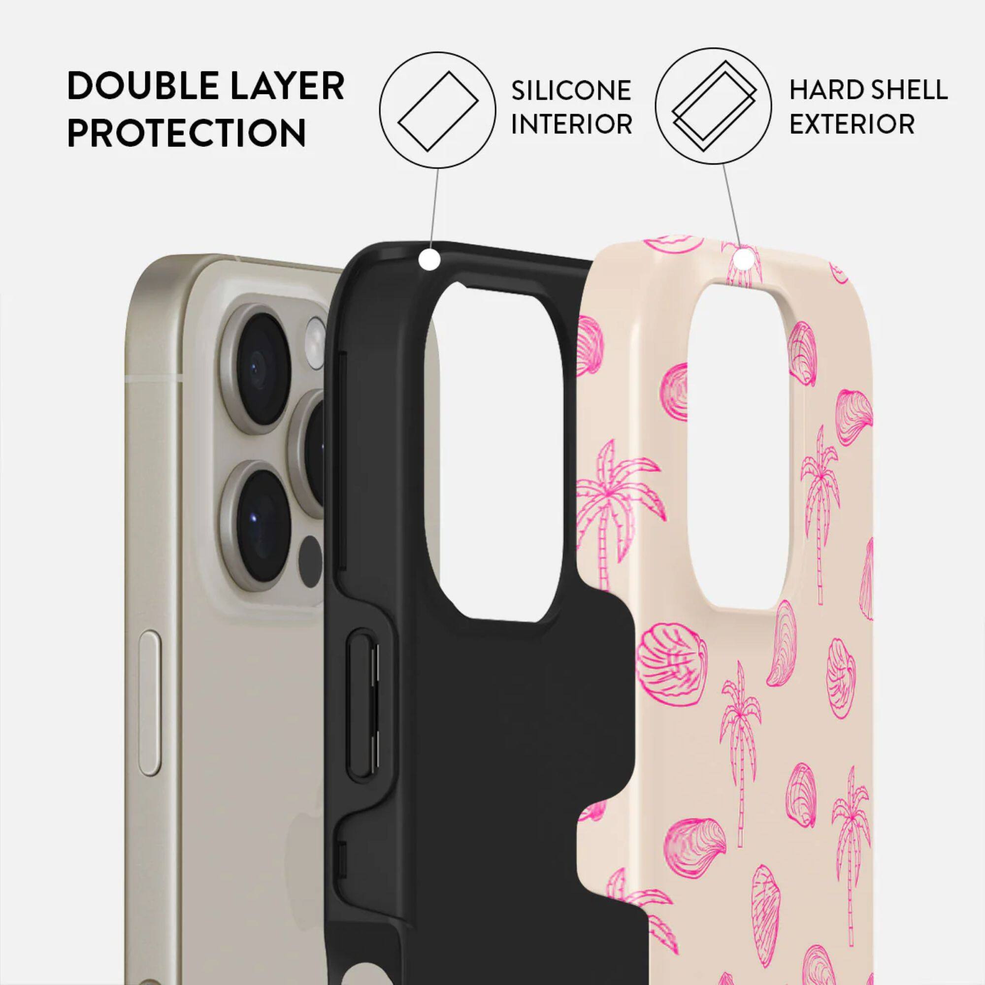 DOUBLE LAYER PROTECTION  
SILICONE INTERIOR  
HARD SHELL EXTERIOR