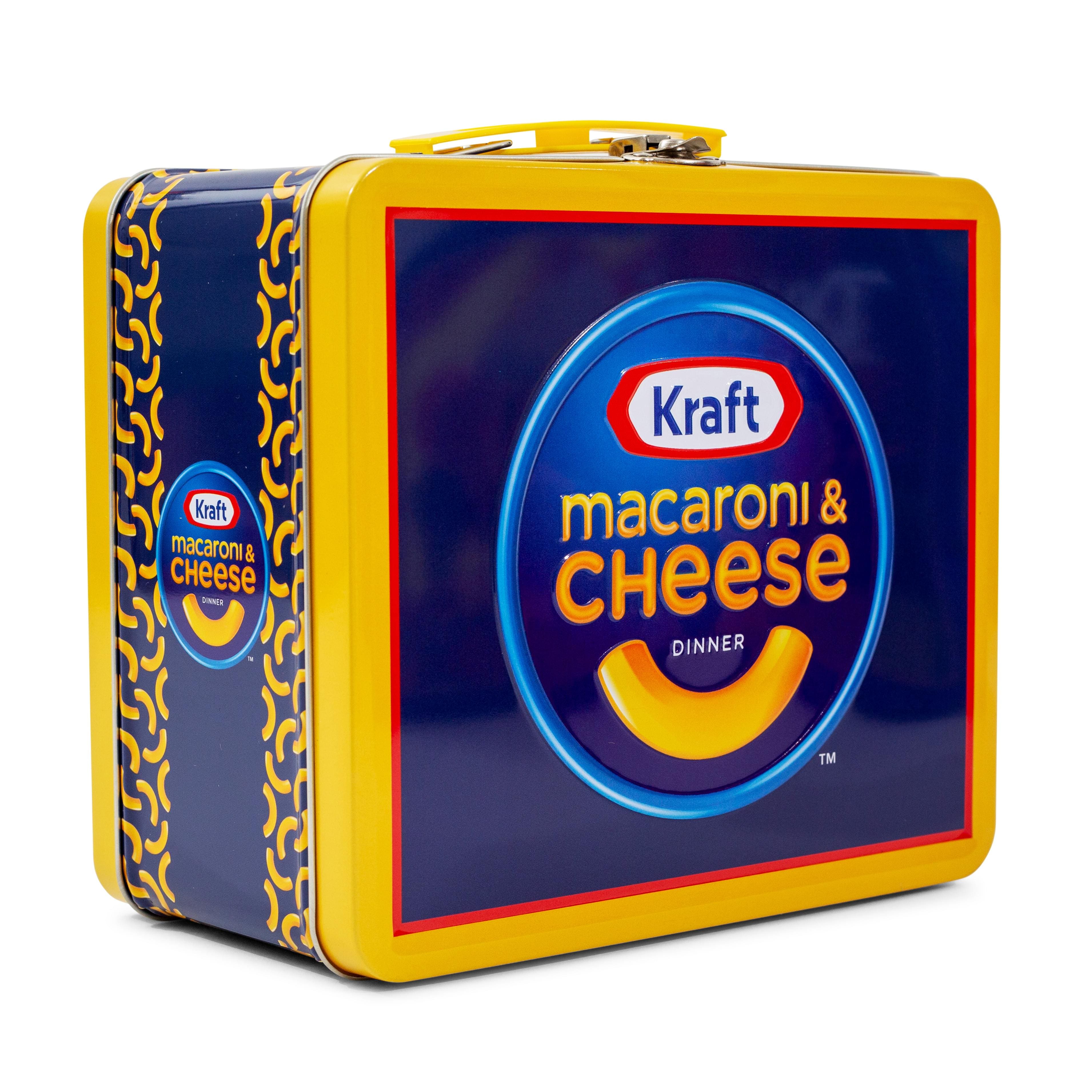 Kraft Macaroni & Cheese Metal Tin Lunch Box | Toynk Exclusive - Blue