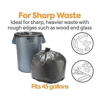 For Sharp Waste  
Ideal for sharp, heavier waste with rough edges such as wood and glass  
Fits 45 gallons
