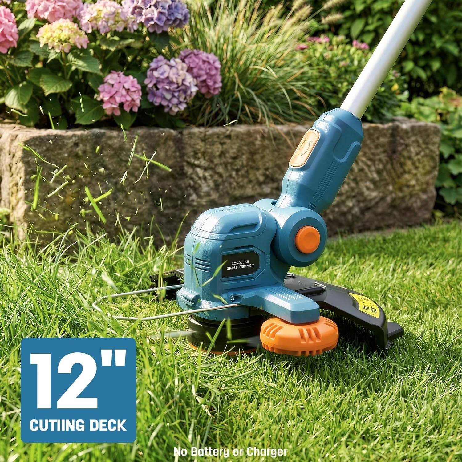 CORDLESS RADS THUMPER 12" CUTTING DECK  
No Battery or Charger