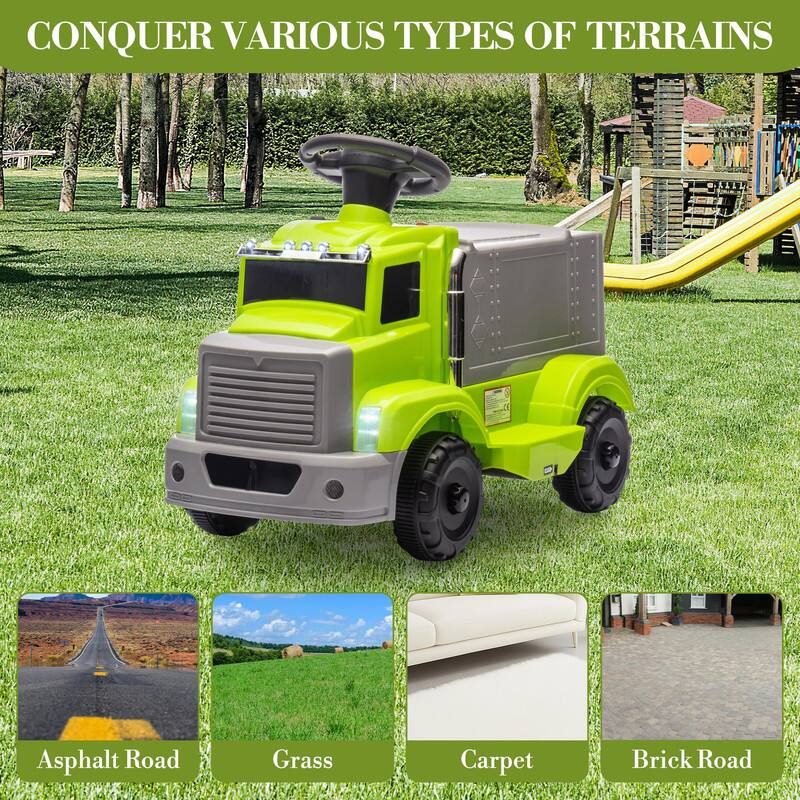 CONQUER VARIOUS TYPES OF TERRAINS

- Asphalt Road
- Grass
- Carpet
- Brick Road
