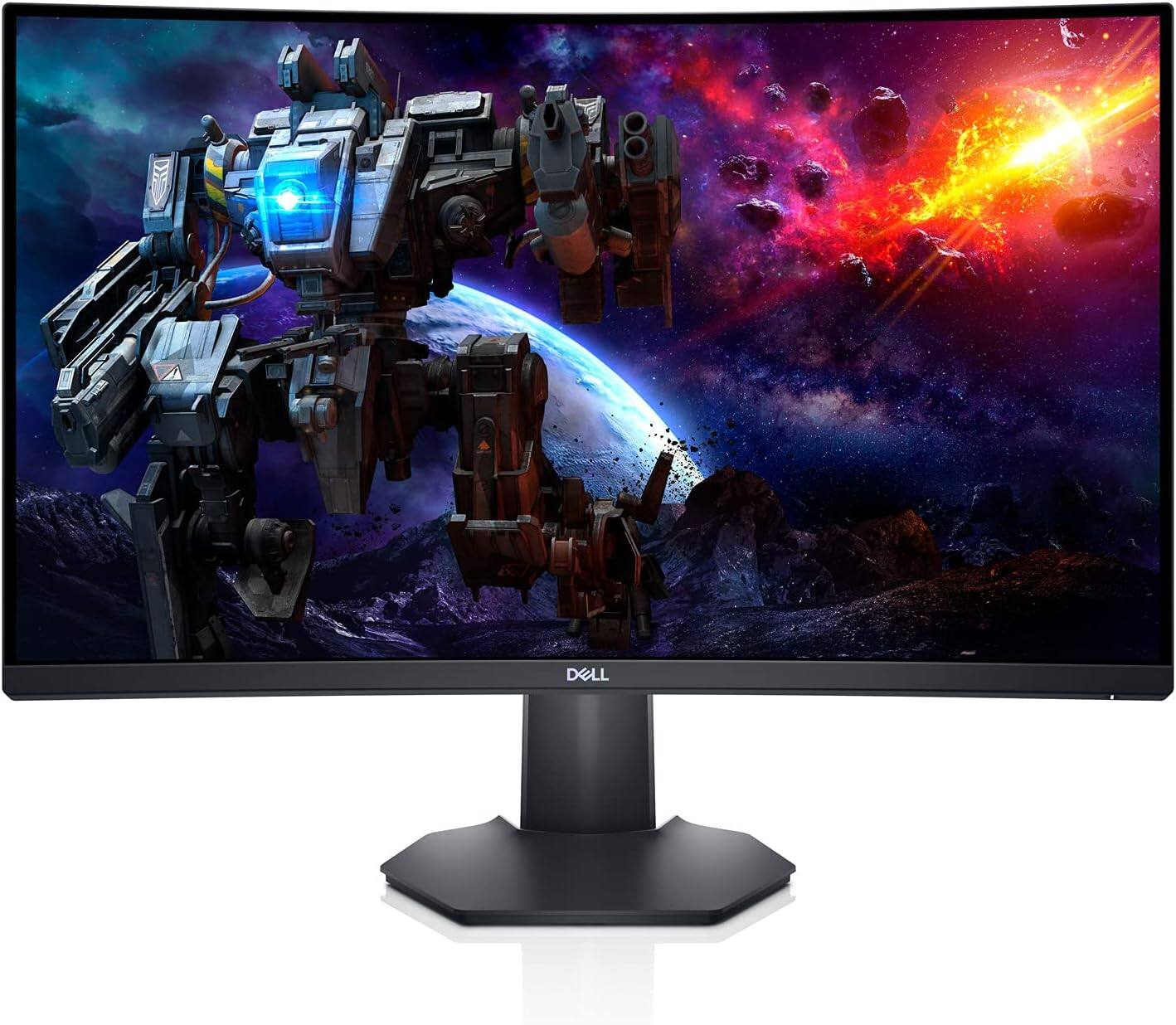 Angle. Dell - S2722DGM Curved Gaming Monitor - 27-inch QHD (2560 x 1440) 1500R - Black - BLACK.