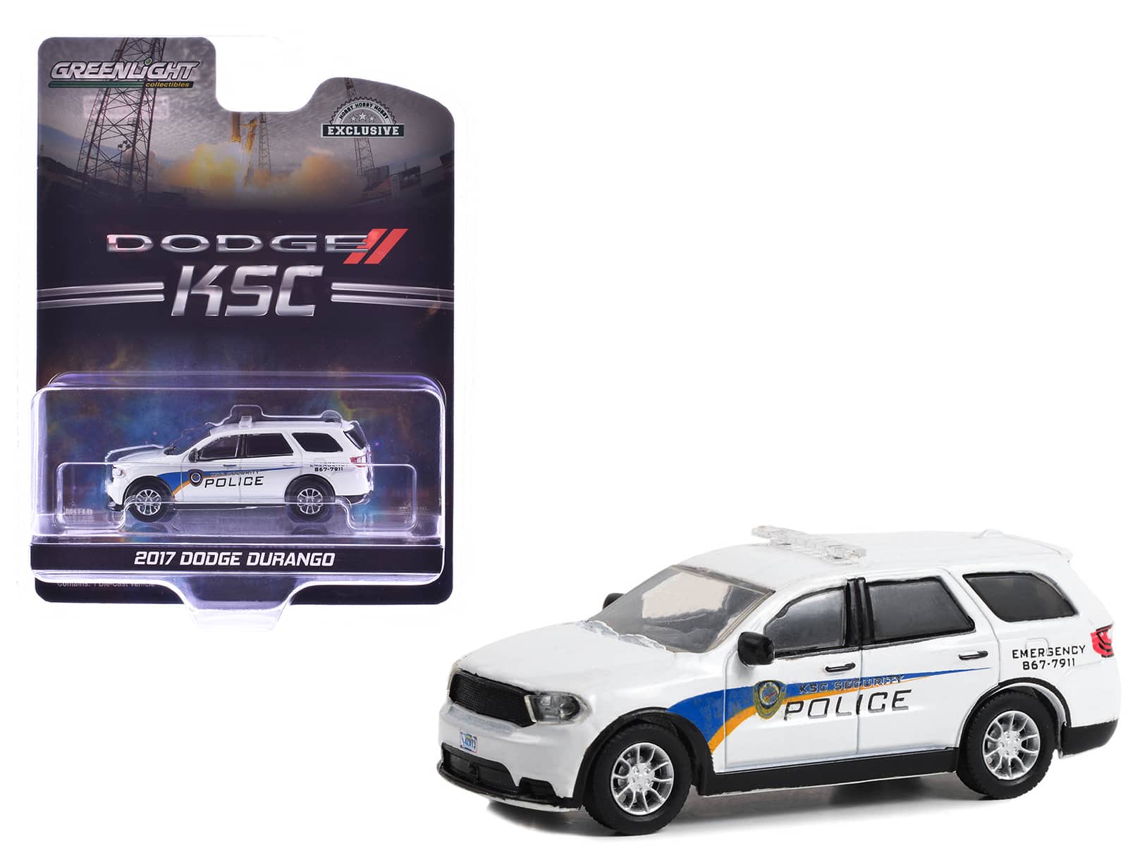 "2017 Dodge Durango White with Graphics ""Hobby Exclusive"" Series 1/64 Diecast Model Car by Greenlight" price history on PriceWatchPro