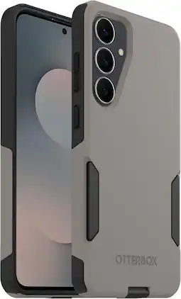OtterBox - Commuter Series Hard Shell for Galaxy S25 FE - Stone Noir (Grey & Black)