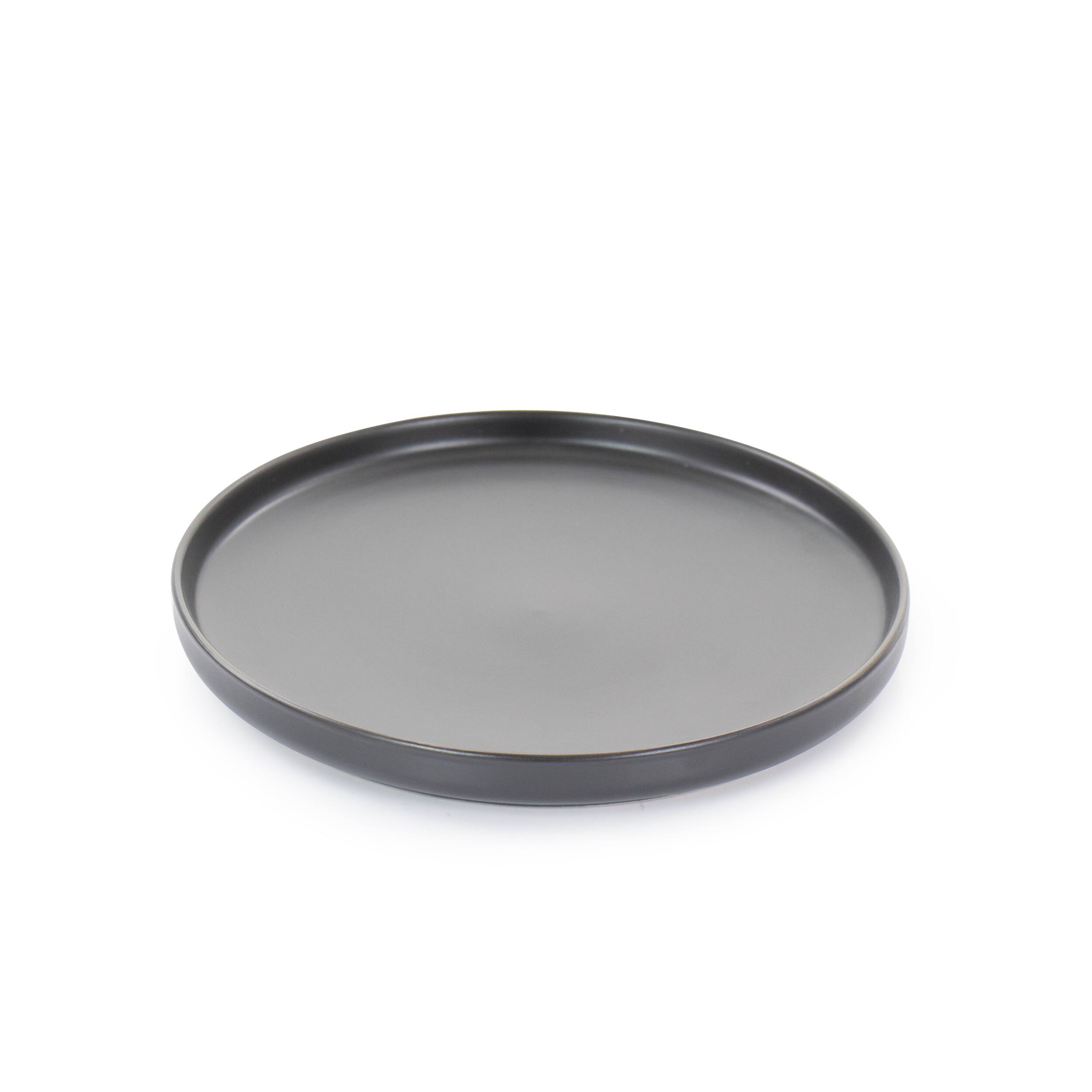 Alt View 3. Elama - Elama Luxmatte Black 20 Piece Dinnerware Set - Black.