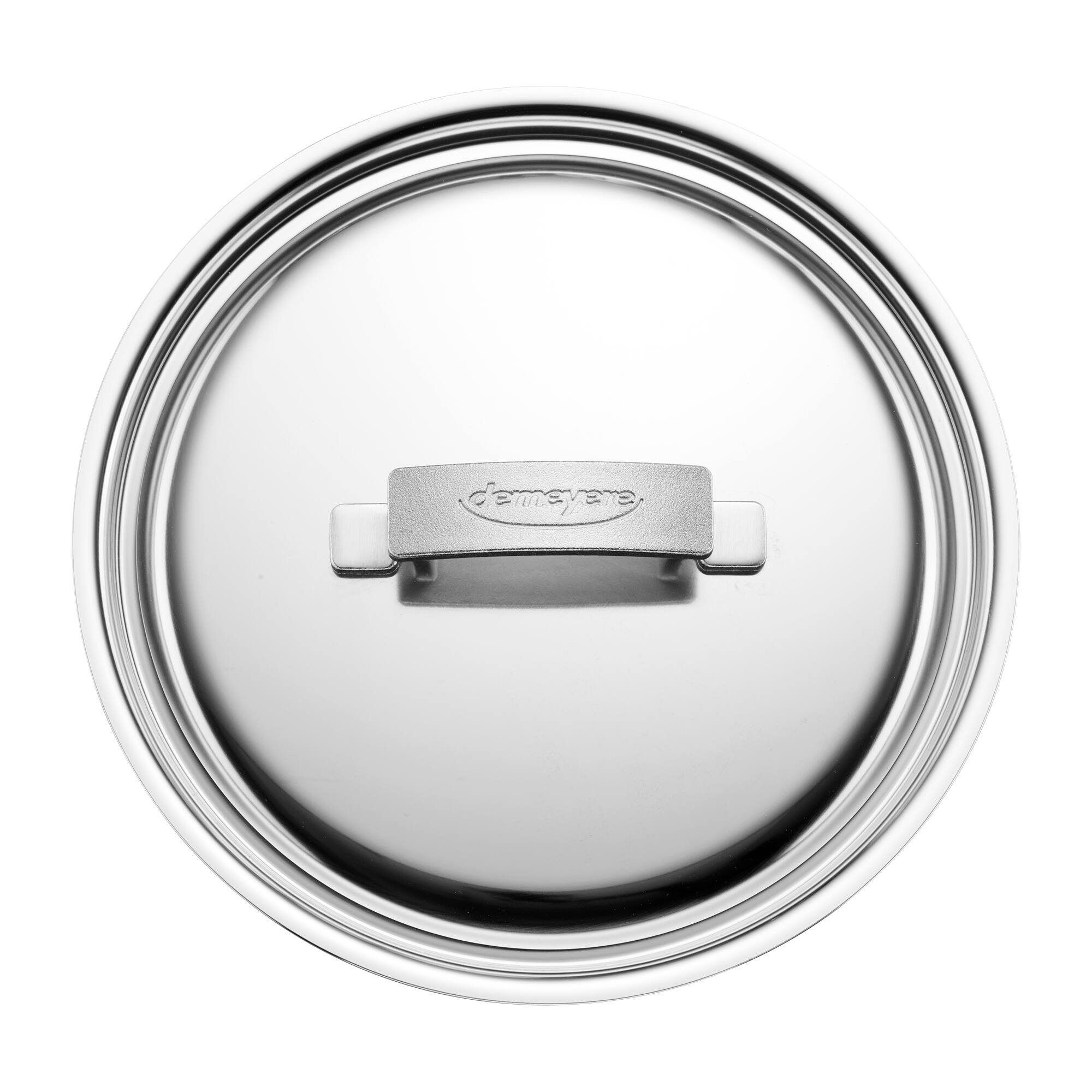 Alt View 3. Demeyere - Demeyere Industry 5-Ply 5.5-qt Stainless Steel Dutch Oven - Stainless Steel.