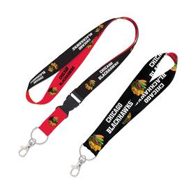 WinCraft - Chicago Blackhawks 2-Pack Lanyard with Detachable Buckle & Key Strap Set - Multicolor