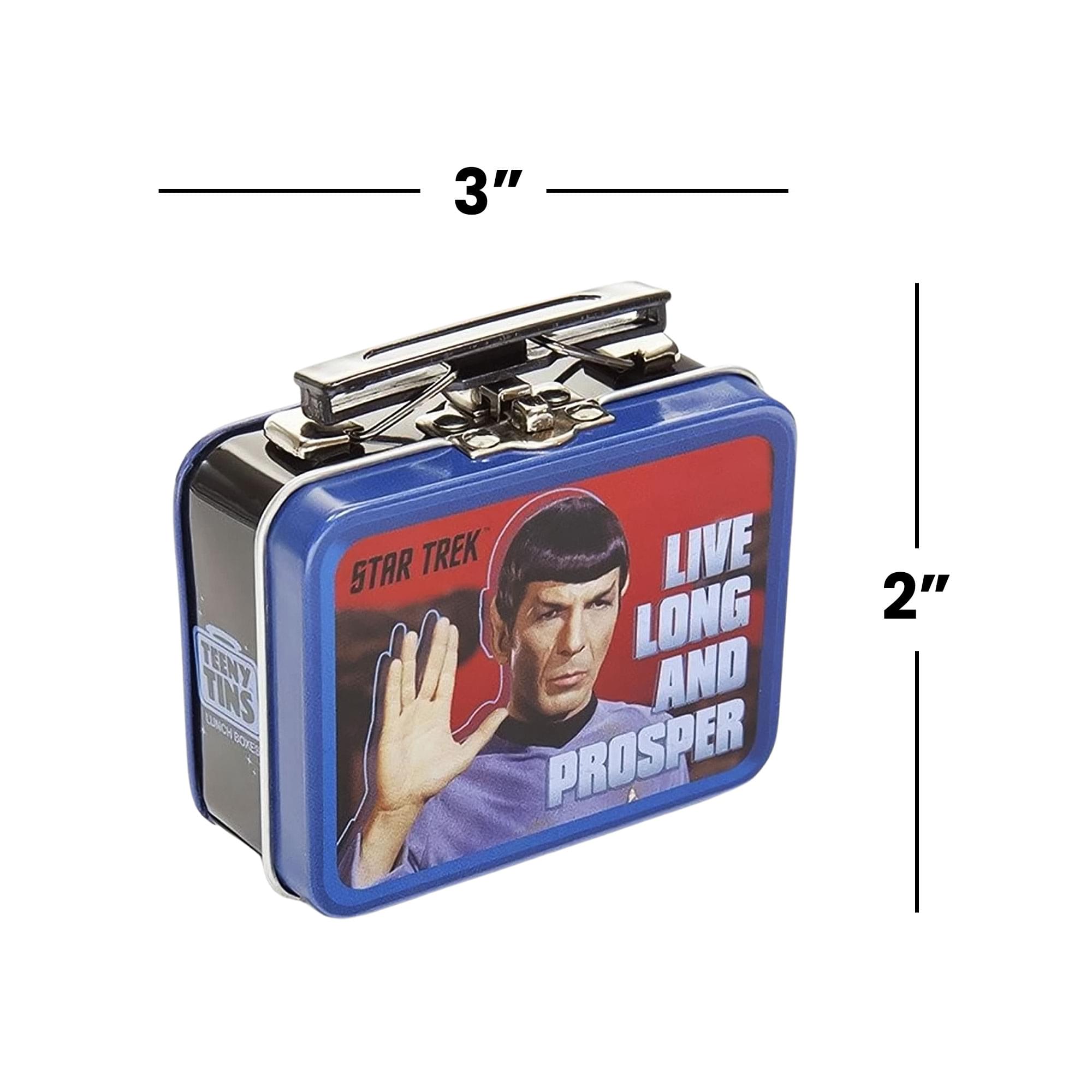 3" TEENY TINS CUNCH ORES STAR TREK LIVE LONG AND PROSPER 2"