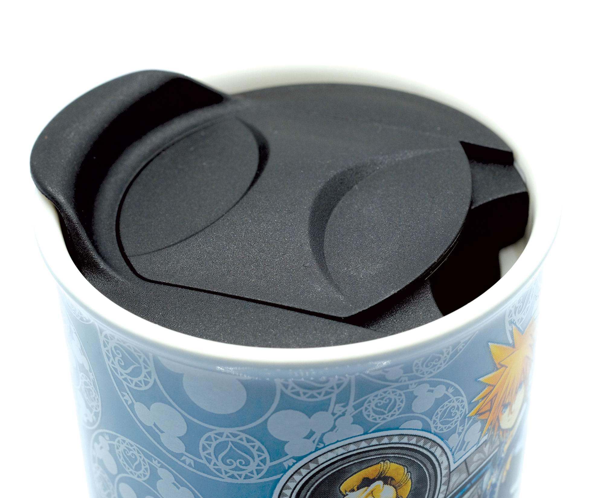 Alt View 10. Silver Buffalo - Kingdom Hearts Guiding Key Ceramic Travel Mug with Lid | Holds 10 Ounces - Blue.