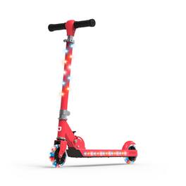 Jetson - 2 Wheel Light Up Scooter Adjustable Kick Ride On Toy for Kids - Red