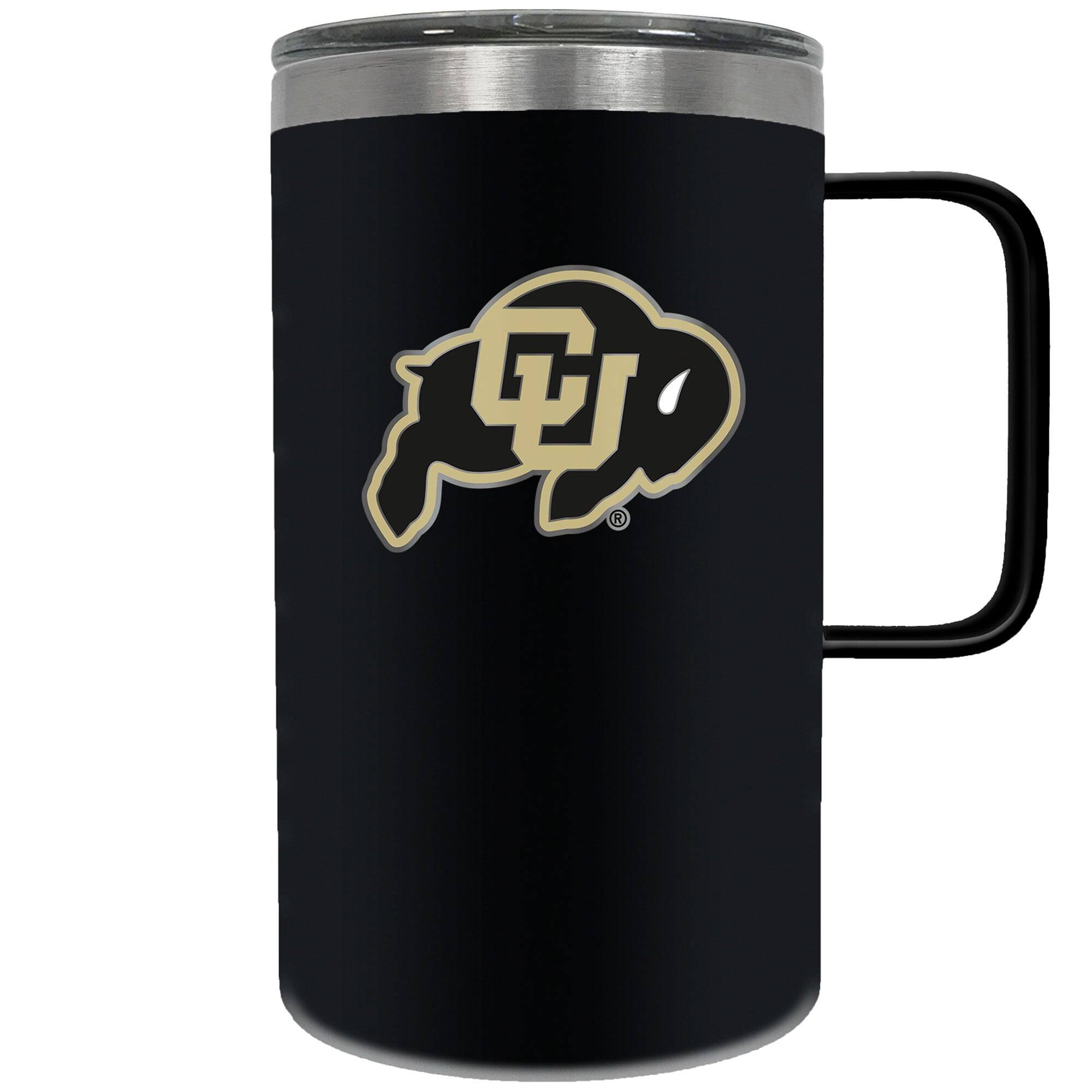 Front. Great American Products - Colorado Buffaloes 18oz. Hustle Travel Mug - Multicolor.