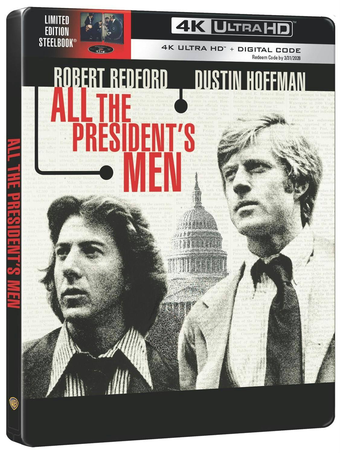 Back. All the President's Men (Steelbook)   - 4K Blu-Ray.