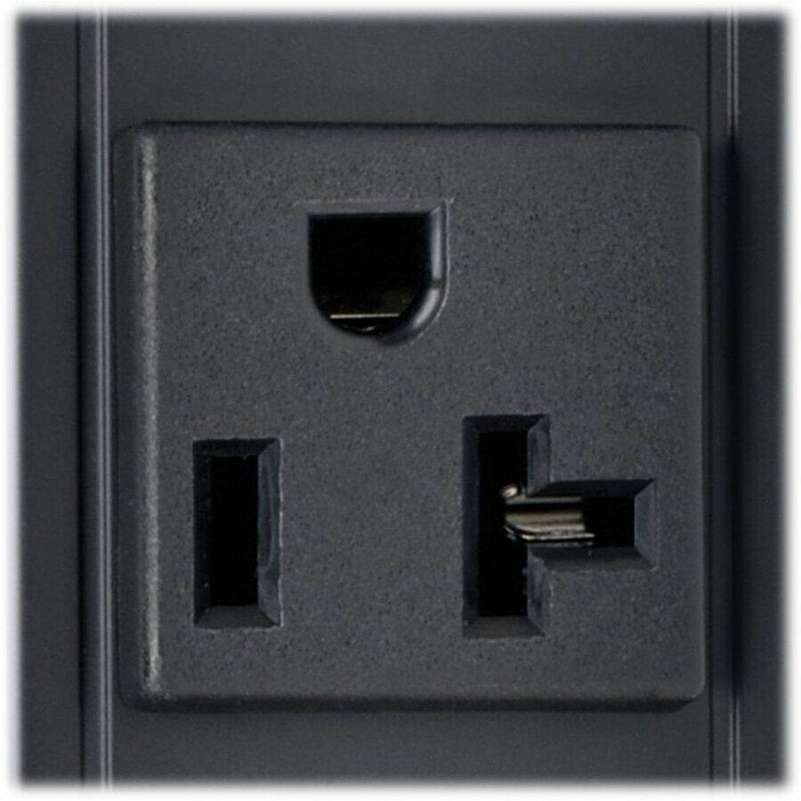Alt View 2. Tripp Lite - Eaton Tripp Lite Series 2kW Single-Phase Local Metered PDU, 100-127V Outlets (14 5-15/20R), L5-20P/5-20P adapter, 0U - Unknown.