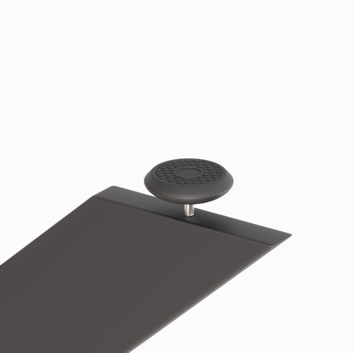 Alt View 10. Loheer - Loheer Extendable Dining Table, Gray MDF Top with Black Metal X Legs, Seats 8 to 10 - Gray and black.